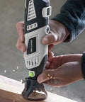 Powerful 180W Rotary Tool Kit with 6 Speed Settings, flexible shaft, carving wood detail, ideal for DIY projects and precision detailing