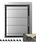 Honeycomb Laser Bed 15.7x11.8 Inch 400x300mm For Laser Engravers, Built Tough Heat Resistant Work Table With Measuring Scale