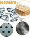 Badass M4 X 20 Jack Nuts And Petal Fan Clips Rock Solid Galvanized Drive On Self Tapping Screws 20 Pack on various materials.