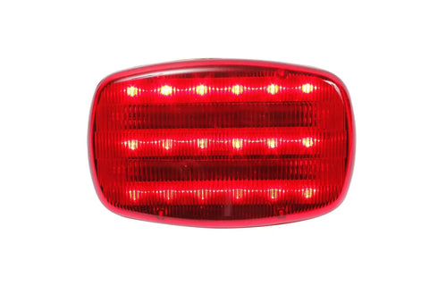 Front view of Lite It Red LED Trailer Light With Magnetic Mount Battery Powered Wireless Tail Light For Trailers