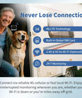 4G Cellular Temperature And Humidity Monitor For RVs And Homes With Preinstalled Global SIM No WiFi Needed Real Time Climate Tracking For Pets And Home Safety Off The Grid mounted in RV doorway