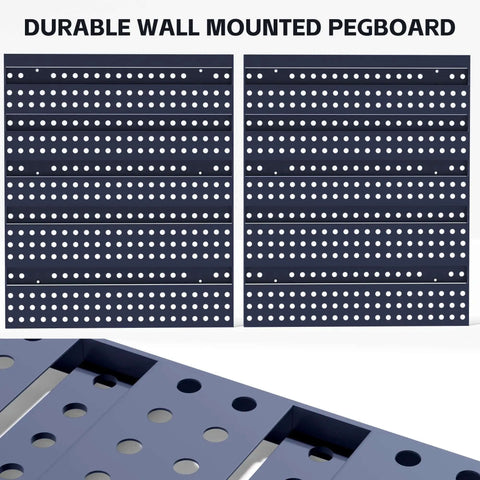 Wall Mounted Storage Bins For Garage Organizer 30 Piece Plastic Tool Bins in black and yellow on pegboard