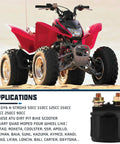 Red ATV with GY6 Starter Solenoid Relay For Chinese 50Cc To 250Cc ATVs Scooters Go Karts Dirt Pit Bikes Plug And Play.