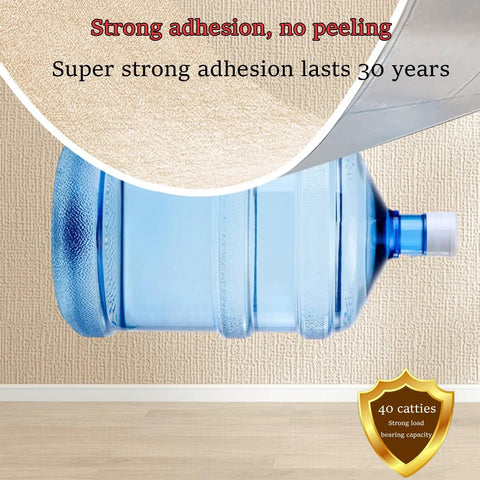 Six Millimeter Snap And Stay Wall Panels With Aluminum Foil Backing Moisture Resistant Thermal Insulation Wallpaper For Kitchen Vibe Check and Cozy Winter Refresh DIY Friendly Quick Fix, showing strong adhesion test with large water bottle.