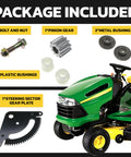 Steering Sector Pinion Gear Repair Kit For John Deere Lawn Tractors L105 L108 L110 L111 L118 L120 L130 G110 components shown