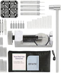 Watch Band Link Pin Remover And Repair Tool Kit, 24 In 1 Set With 6 Extra Tips, 20 Cotter Pins, Pro Grade Spring Bar Tools