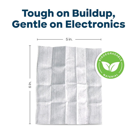 70 Percent IPA Presaturated Electronic Cleaning Wipes, 50 Wipes Pack, white biodegradable material, 5x6 inches, gentle on electronics