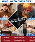 Super Versatile Pocket Pry Bar With Wrench And Ratchet Screwdrivers Keychain Crowbar Can Opener And Bottle Opener All In One EDC Tool displayed in gift setting for special occasions.