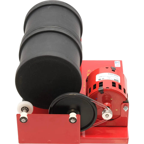 Rotary Rock Tumbler Kit With Dual Rubber Barrels 6 Lb Capacity Each Model AR2 115 Rock Tumbler Includes A Guide For Rock Polishers