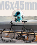 Tamper Resistant Seatpost Lock For Bikes With 7 Lobe Security Key And Alloy Locking Bolt M6x45mm on bike by urban setting.