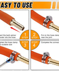 All In One Brass Hose Barb Fittings Kit With 48 Pieces And 96 Stainless Steel Hose Clamps For Air Fuel Water Oil Hoses assembly steps
