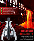 Beefy Gear Puller Set 3 Inch 4 Inch 6 Inch 8 Inch with 2 Jaw and 3 Jaw Reversible Jaws Heavy Duty CrV Steel Bearing Puller Kit