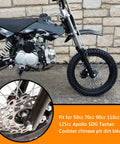 190mm Brake Disc Rotor Plate For 50cc To 125cc Chinese Pit Dirt Bikes Like SSR Apollo Taotao Coolster Lifan YCF Kayo Roketa And More Beefed Up Heavy Duty Performance Upgrade For Everyday Rides