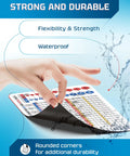 Magnetic Torque Chart For SAE And Metric Bolts, Handy Wrench Interchange Poster, Waterproof Durable Magnetic Guide