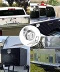 Truck tool box with lock replacement 2 pack, keyed alike five eighth inch cylinder, heavy duty fits toolbox handle latch and paddle latches