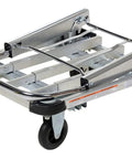 Aluminum Platform Cart With 300 Lb Capacity 28 Inch Long Deck And 16 Inch Wide 9 Inch Overall Height Lightweight Material Handling Cart