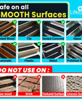 Surface compatibility for Anti Slip Traction Tape 2 Inch By 38 Foot Durable Non Slip Grip For Stairs Treads Indoor Outdoor Heavy Foot Traffic