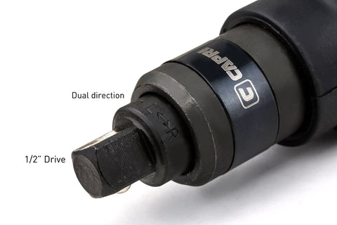Premium Manual Hammer Impact Driver Set For Brake Caliper Screws Reversible 1/2 Inch Drive close-up showing dual direction feature