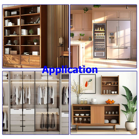 Twenty Piece Plastic Self Locking Shelf Pins Five Millimeter For Three Quarter Inch Thick Shelves Clear Cabinet Clips application