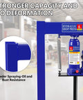 Beefy Shop Press For Auto Repairs And DIY Projects With Easy Setup Blue Powder Coated Steel Frame, Durable Bearings
