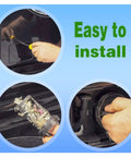 Washer Drain Pump Filter Assembly For LG Kenmore Washers Replacement AP4440367 383EER2001A 383EER2001F PS3522306 installed with screwdriver