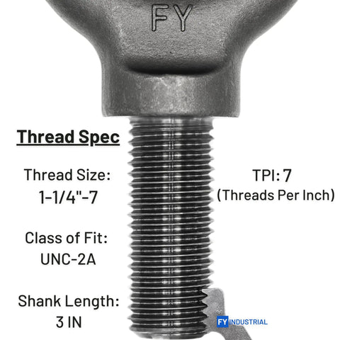 Heavy Duty Lifting Shoulder Eye Bolt For Rigging And Overhead Loads Tough As Nails Steel Build Gives You Peace Of Mind Making Every Rig A No Sweat Job Perfect For Contractors And Builders Needing Solid Daily Support