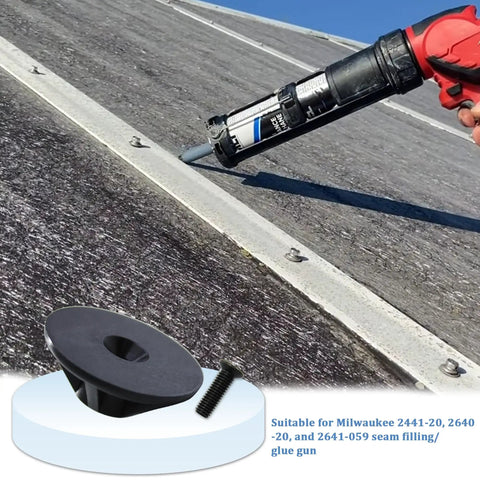 Heavy Duty 44 70 0330 Plunger Piston And Screw Swap For 10 Oz Caulk Guns compatible with Milwaukee 2441 20 2640 20 in use.