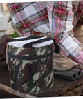 Portable Gardening Wearable Stool Grab And Go Lightweight Foam Work Seat for Outdoor Farming and Camping shown in use.