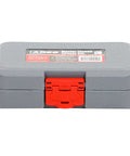 ARES 10100 7-piece Master Thread Chaser Set in gray storage case with red latch, top view