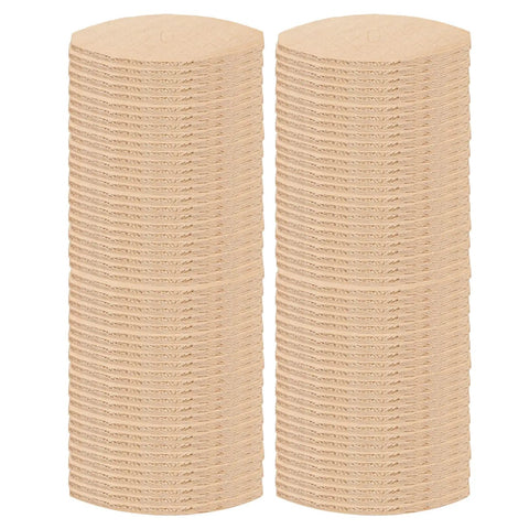 Stack of 100 Pack Wood Joining Biscuits For Seamless Panels And Cabinet Making, Solid Wood Docking Tool Kit In Sizes 0, 10, And 20