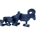 AR500 Steel Silhouette Targets Set 4 Piece Rifle Knockovers For Plinking On The Range Chicken Turkey Pig Ram 3/8 Inch Thick