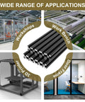 Image of V Slot Aluminum Extrusion European Standard 2020 Series 1500 mm Anodized Linear Rail with applications in workshops, workbench, 3D printer, and door frame
