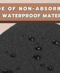 Close-up of waterproof black foam material for 36 Compartment Drawer Organizer For Nespresso Vertuo VertuoLine Coffee Pods.