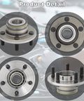 Front Wheel Hub Bearing Assembly Pair For 2005 2014 Chrysler 300, 2006 2014 Charger, 2005 2008 Magnum, 2008 2014 Challenger 2WD Direct Replacement Built To OEM Standards For Reliable Performance close-up