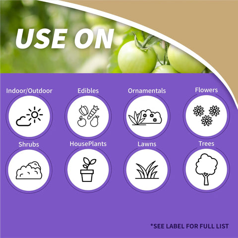 Use of Liquid Copper Fungicide Concentrate For Organic Garden Disease Control 16 Oz on various plants and settings.