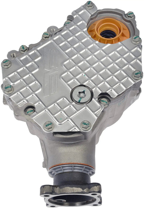 Beefed-Up Power Transfer Unit Assembly For Ford Lincoln Mercury Cars, Patented New PTU With Heat Shield, Upgraded Durability, OE Fix Design, Built To Last Across AWD And RWD Models, silver housing