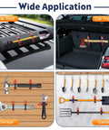 Four Piece Shovel Mount For Roof Rack Heavy Duty Stainless Steel Metal Rubber Clamp Brackets Kit Shovel Holder applications