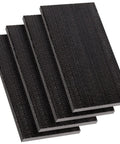 Heavy Duty Patio Chair Spring Plate Replacement Kit For Universal Swivel Rockers With Fiberglass Base Pads set of four black plates.