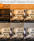 Image displaying lighting effects of 12 Pack 4 Inch 5CCT LED Can Lights With Night Light CRI90 850lm 11W 80W Equivalent.