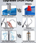 Comparison of 55 Gallon Drum Pump Built To Last And Works Like A Champ With All Aluminum Lever Action Barrel Pump and other models