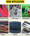 Wide application of Tiuheyo Automatic Pipe Cutter Machine MCU Controlled Heat Shrink Tube Trimmer for various tubing materials.