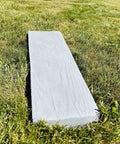 Two Pack Walkway Path Maker DIY Concrete Molds Kit With Wooden Textured Paver Shapes for Garden Paths on grass