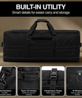Beast Of A 132L 36 Inch Heavy Duty Extra Large Duffle Bag with upgraded zipper, durable water-resistant material, built-in utility features