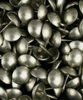 Level Up Your Furniture Setup With These Top Notch Vintage Upholstery Nails In A Clean Pewter Finish 100 Pack Of Dependable Decorative Tacks For No Sweat Diy Projects And Fresh Room Vibes. Vintage pewter upholstery nails in a pile.
