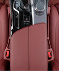 Upgrade Your Ride With This Super Cool Seat Gap Filler Plug For Mercedes T Modell Kombi 2009 To 2016, red PU material, fits between console and seats.