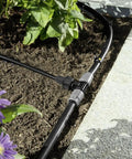 Six Pack Irrigation Fittings Set PVC Female Hose Thread Non Swivel Adapters To Five Sixteenth Inch Tubing With Barbed End Plugs drip line in garden