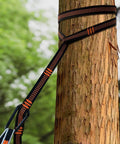 Ultra Light Travel Camping Hammock With 300kg Load Capacity 275x140 Cm Parachute Nylon strap secured to tree