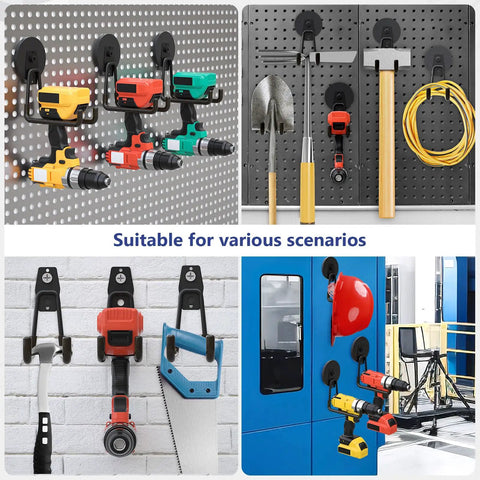Three Pack Heavy Duty Magnetic Hooks For Garage And Workshop, Large Strong Magnetic Tool Hangers organizing tools in various settings