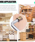 DIY Ready Wood Threaded Inserts Kit With M6 Wrench Eighty Pieces One Quarter Twenty Threaded Inserts For Furniture Repair And Woodworking Projects Screw In Nuts For Strong Long Lasting Joints Twidec, showcasing application in home furniture assembly