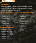 Fitment chart for Preprogrammed TPMS Sensor Tire Pressure Monitoring System Replaces 13598771 for GM vehicles.